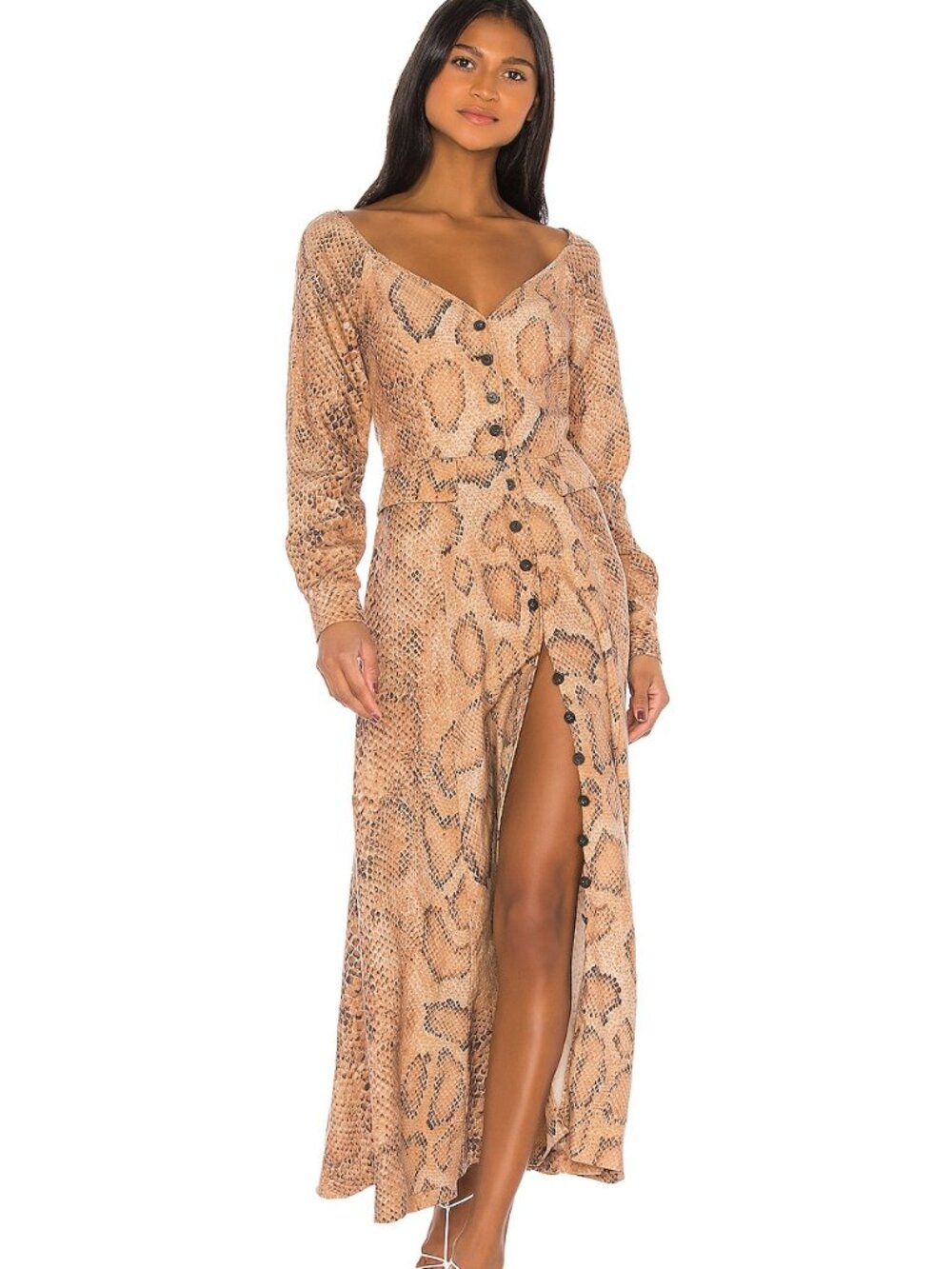 NWT Mara Hoffman Silvana Snake Print Dress sz 4 $550